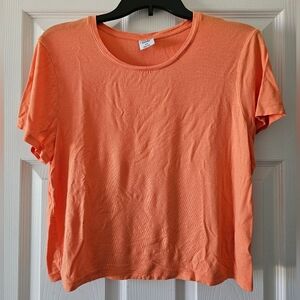 Orange Women's Crop Top